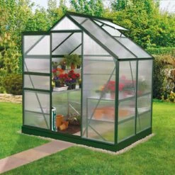 Vitavia Venus 2500 Greenhouse - Green - 6 X 4ft - Polycarbonate