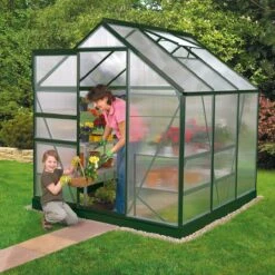 Vitavia Venus 3800 Greenhouse - Green - 6 X 6ft - Polycarbonate