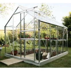 Vitavia Venus 5000 Greenhouse - Aluminium - 6 X 8ft - Toughened