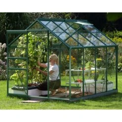 Vitavia Venus 5000 Greenhouse - Green - 6 X 8ft - Horticultural