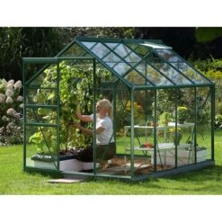 Vitavia Venus 5000 Greenhouse - Green - 6 X 8ft - Polycarbonate