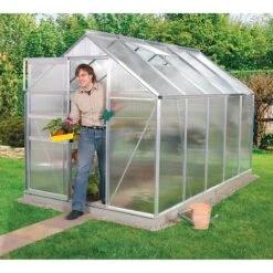 Vitavia Venus 6200 Greenhouse - Aluminium - 6 X 10ft - Polycarbonate