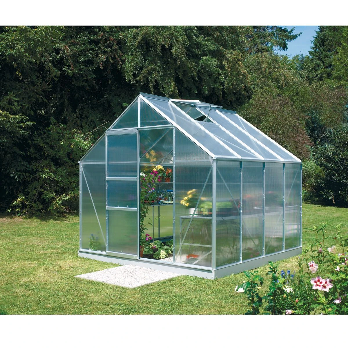 Vitavia Neptune 6700 Greenhouse - Aluminium - 8 X 8ft - Polycarbonate