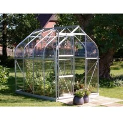 Vitavia Orion 5000 Greenhouse - Aluminium - 6 X 8ft - Toughened