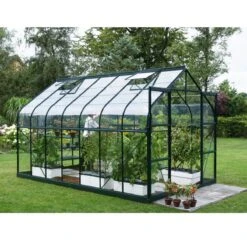 Vitavia Saturn 11500 Greenhouse - Green - 8 X 14ft - Toughened