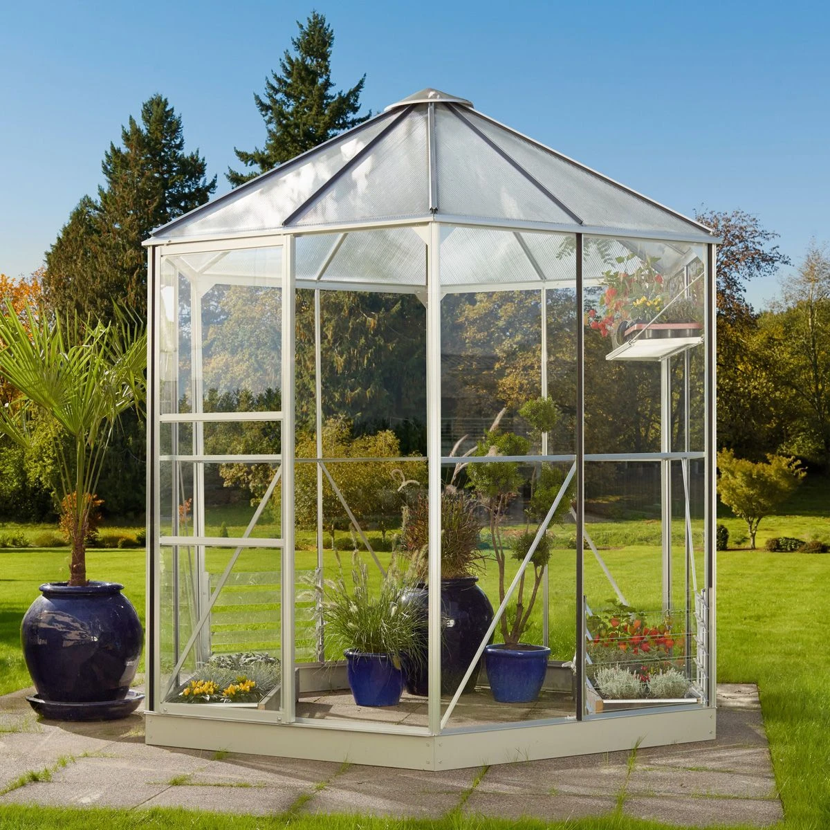 Vitavia Hera 4500 Greenhouse - Aluminium - 7 X 8ft - Horticultural