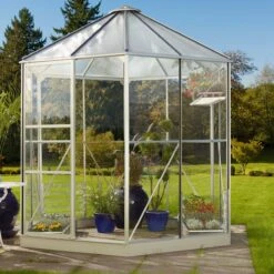 Vitavia Hera 4500 Greenhouse - Aluminium - 7 X 8ft - Toughened