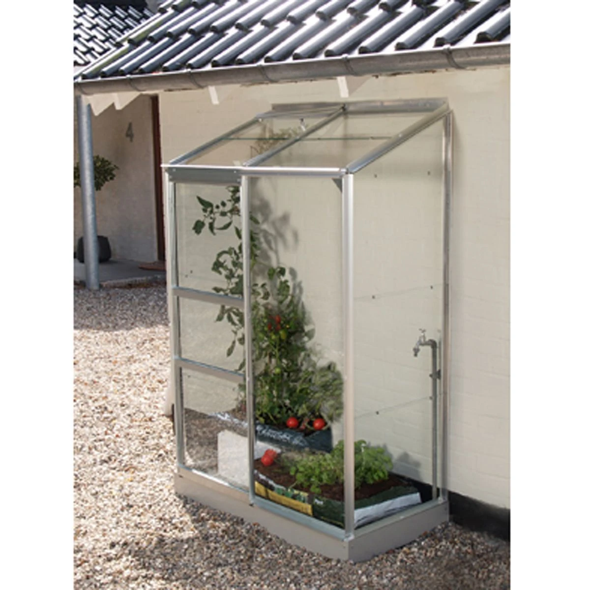 Vitavia Ida 900 Greenhouse - Aluminium - 2 X 4ft - Horticultural