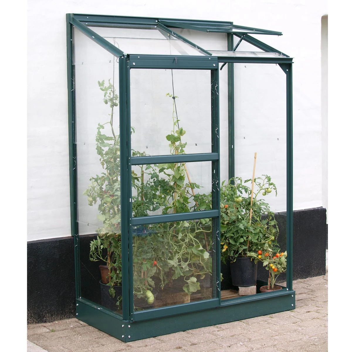 Vitavia Ida 900 Greenhouse - Green - 2 X 4ft - Toughened