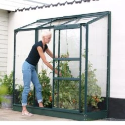 Vitavia Ida 1300 Greenhouse - Green - 2 X 6ft - Toughened