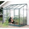 Vitavia Ida 3300 Greenhouse - Green - 8 X 4ft - Horticultural