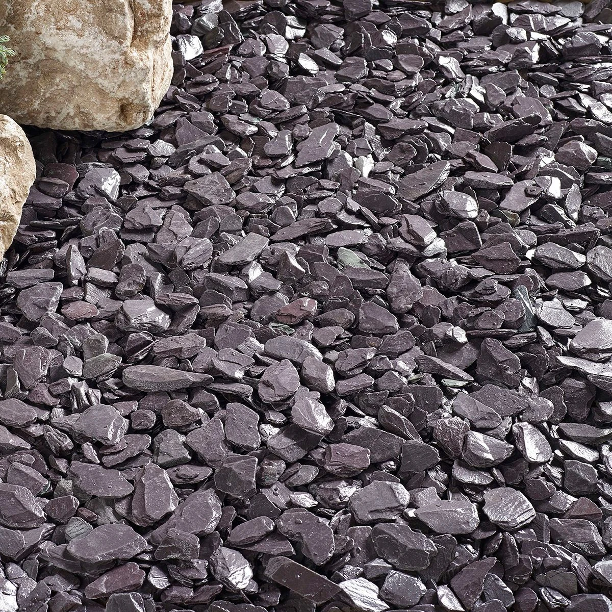 Plum Slate Chippings 40mm Bulk Bag - Image 2