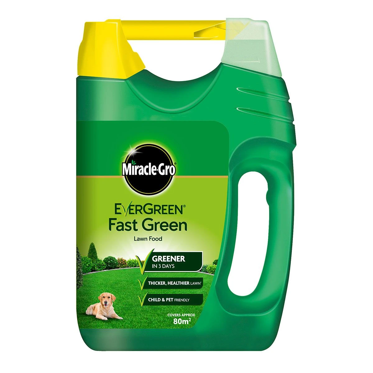 Miracle-Gro® EverGreen Fast Green Lawn Food - 80sqm