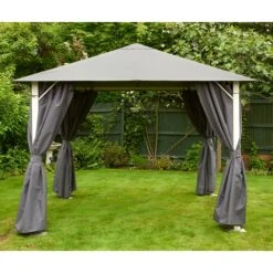 Glendale Vintage Grey Gazebo - 3x3m