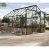 Vitavia Cassandra 9900 Greenhouse - Black - 8 X 12ft - Toughened