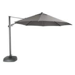 Kettler 3.5M Taupe Parasol With LED Lighting And Bluetooth Speaker