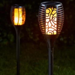 Torch Flame Outdoor Solar Light