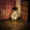 Large Vintage Solar Outdoor Lantern