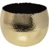 Hammered Bowl Gold/Black - Large