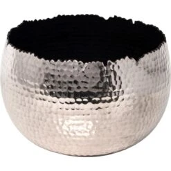 Hammered Bowl Nickel/Black - Medium