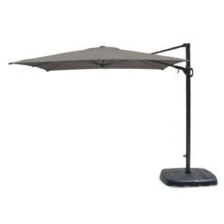 Kettler Taupe Square Free Arm Parasol - 2.5m