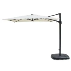 Kettler Natural Square Free Arm Parasol - 2.5m
