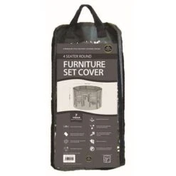 4 Seat Round Furniture Set Cover