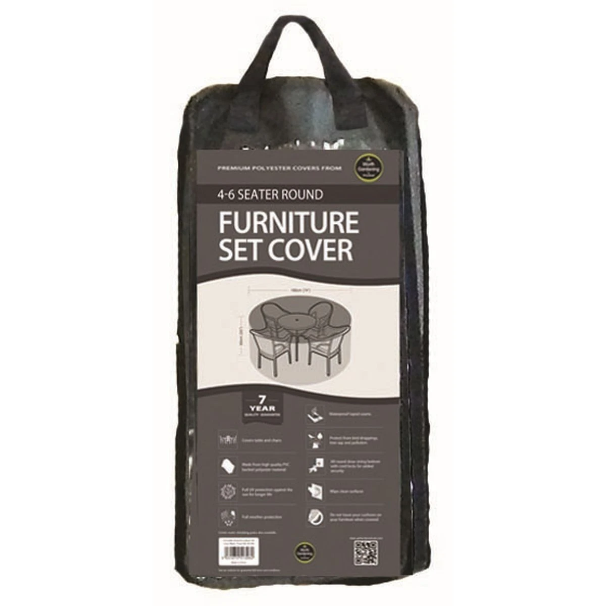 4-6 Seat Round Furniture Set Cover