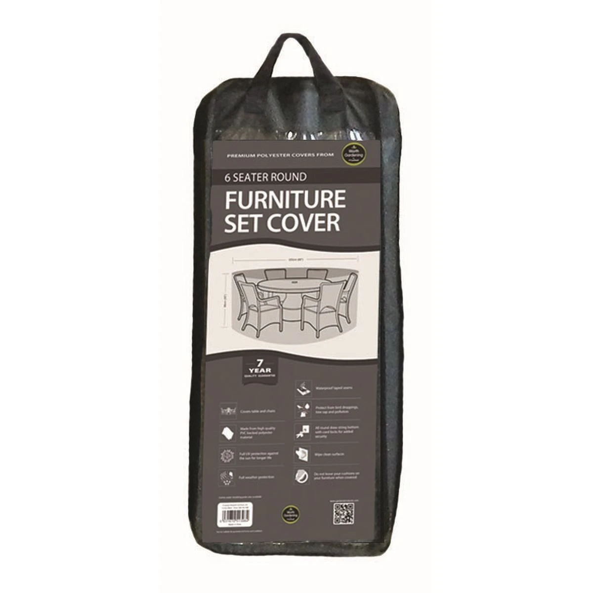 6 Seat Round Furniture Set Cover