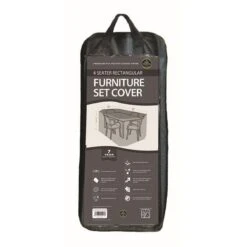 4 Seat Rectangular Furniture Set Cover