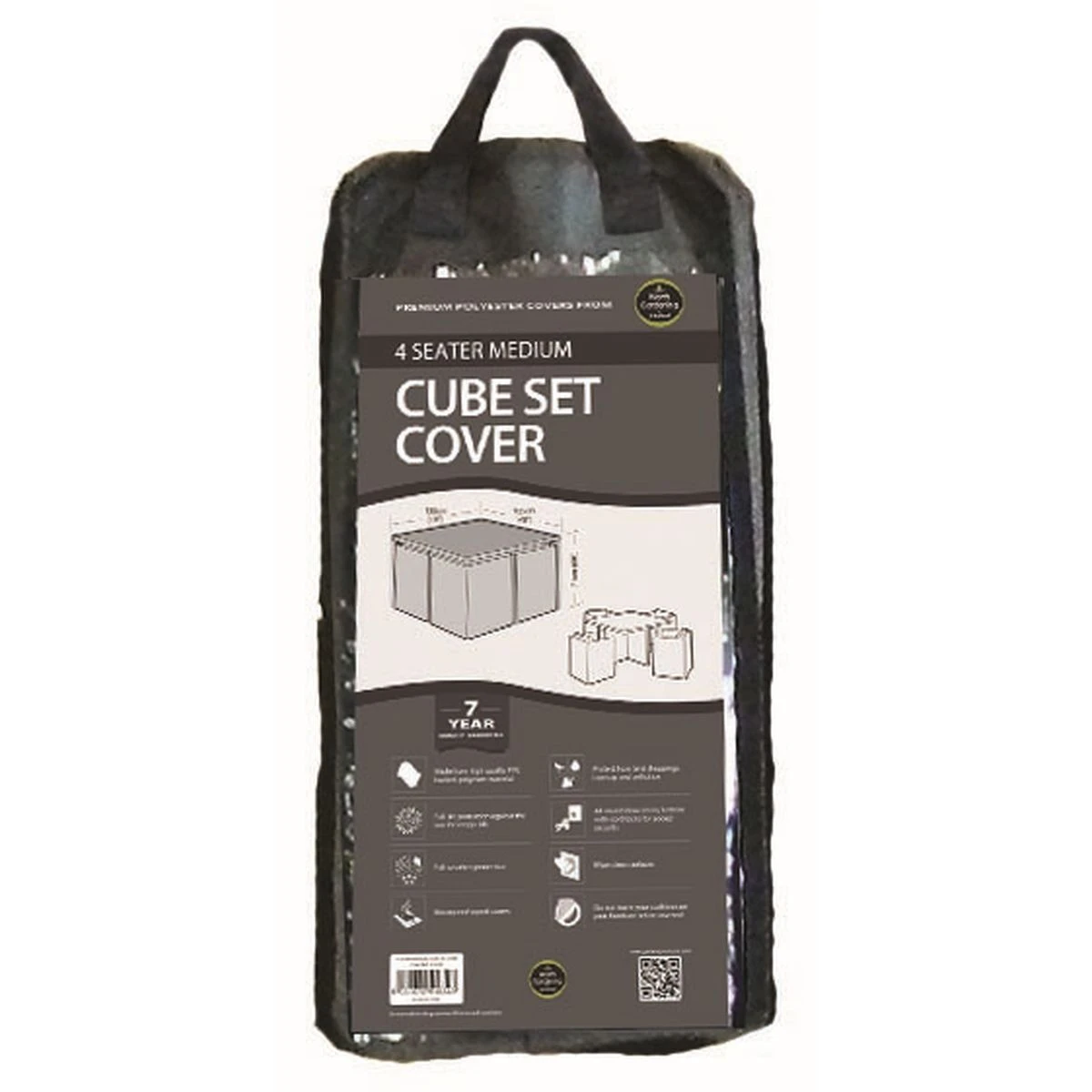 4 Seat Medium Cube Set Cover