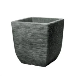 Cotswold 38cm Square Planter - Marble Green