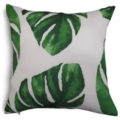 Cheese Plant Leaf Scatter Cushion