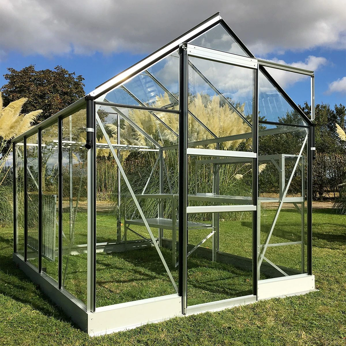 Vitavia Apollo 5000 Greenhouse - Aluminium - 6 X 8ft - Horticultural - Image 2