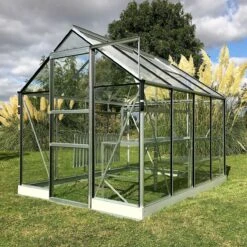 Vitavia Apollo 5000 Greenhouse - Aluminium - 6 X 8ft - Toughened