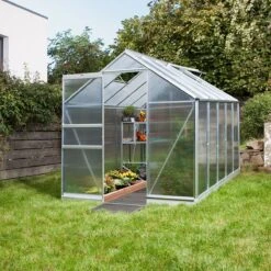 Vitavia Apollo 6200 Greenhouse - Aluminium - 6 X 10ft - Polycarbonate