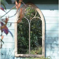 Somerley Chapel Arch Garden Mirror (112 X 61cm)