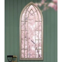 Somerley Gothic Arch Large Garden Mirror (150 X 61cm)