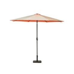 Tangerine Crank And Tilt Parasol - 3m