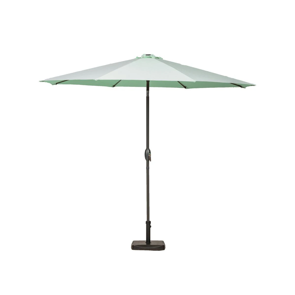 Silt Green Crank And Tilt Parasol - 3m
