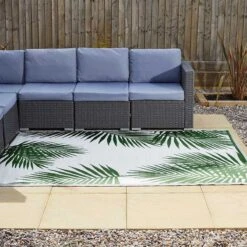 Tropican Green Alfresco Rug - 150x210cm