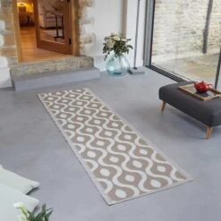 Neptune Mocha Alfresco Runner Rug - 80x250cm