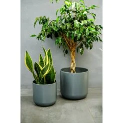 Lisbon Planter Charcoal - Large