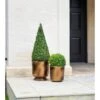 Outdoor Hampton Copper Metal Urn - 34cm