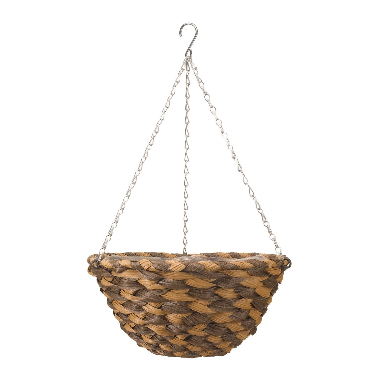 Earth Braid Faux Rattan Basket - 35cm