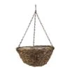 Tawny Faux Rattan Basket - 35cm